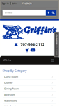 Mobile Screenshot of griffinsfurniture.com